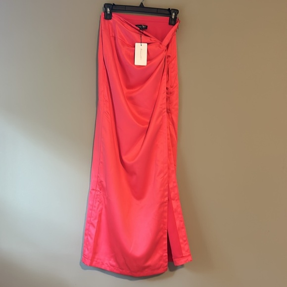 Line & Dot DELLA SKIRT - BRIGHT CORAL XS - Picture 4 of 12